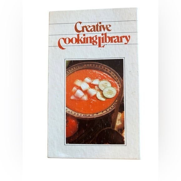 Creative Cooking Other - VTG Creative Cooking Library 4 Cookbook Set Paperback Sourdough Crockery Crepes